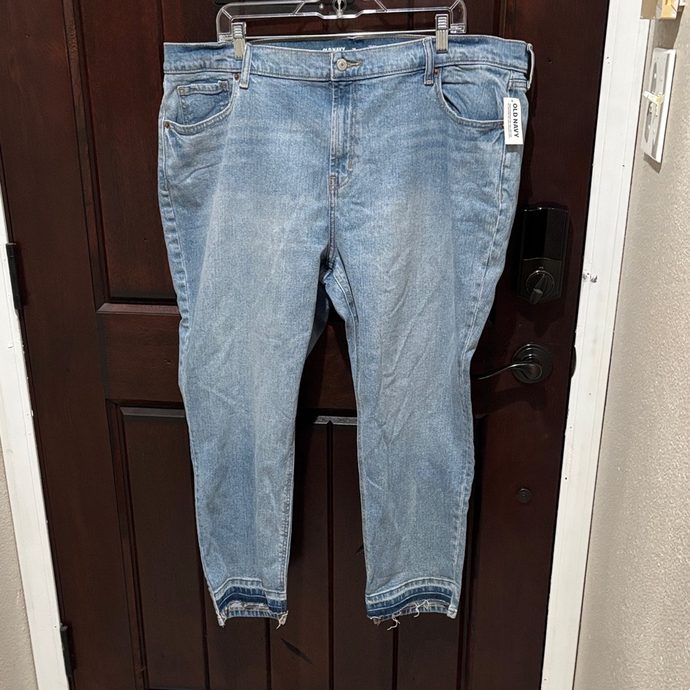 Old Navy Light Blue Boyfriend Jeans 18 NWT